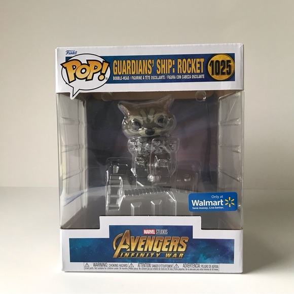 Funko POP! Marvel Guardians Ship Rocket Raccoon #1025 Avengers Infinity War - Picture 1 of 8